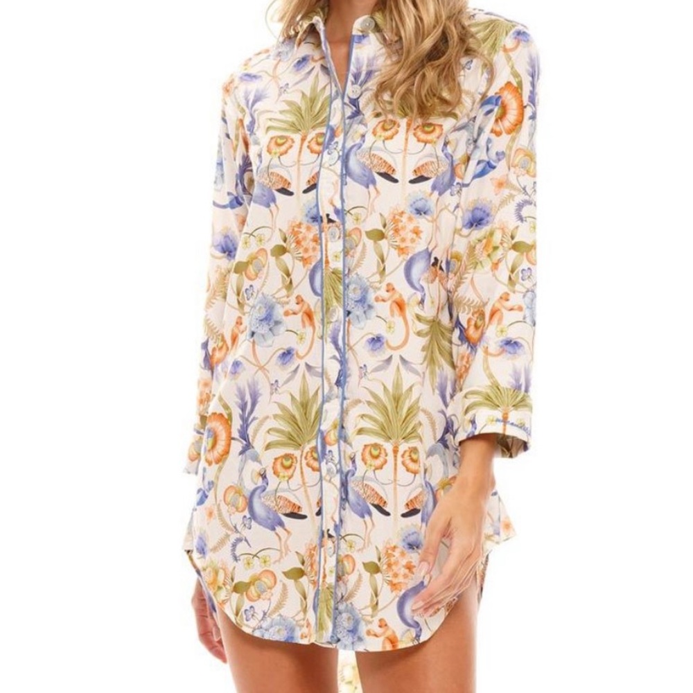 Sissy Blue jungle lush nightgown